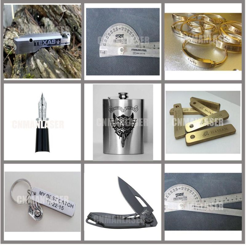 100W Metal/Nonmetal Engraving Fiber/CO2 Laser Marking Machine Logo Printing Machine