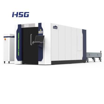 1.5kw 2kw 3kw 6kw CNC Fiber Enclosed Laser Metal Cutting Machinery 3015plus Laser Power 1500W