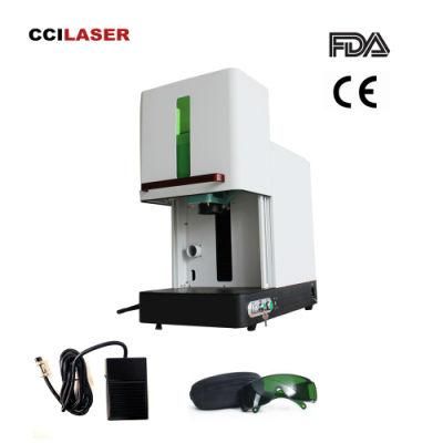 Enclosed Jpt Mopa M7 60W Fiber Laser Marking Machine for 3D Relief Engraving Metal Marker