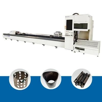 Double-Single Pipe/Tube 1-6kw Fiber Laser Cutting Machine