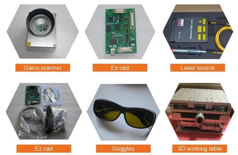 High Power Metal Bearing 30W Fiber Laser Marking Machine Price