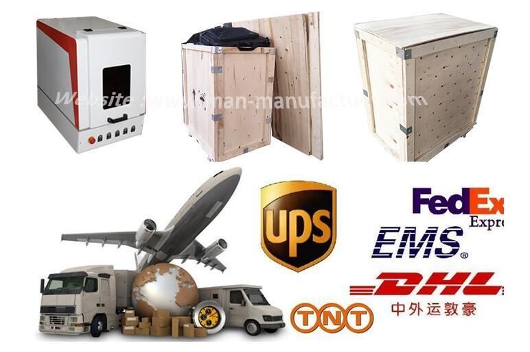 Sealed Cabinet Stainless Steel Copper Gold Sliver 20W Laser Marker