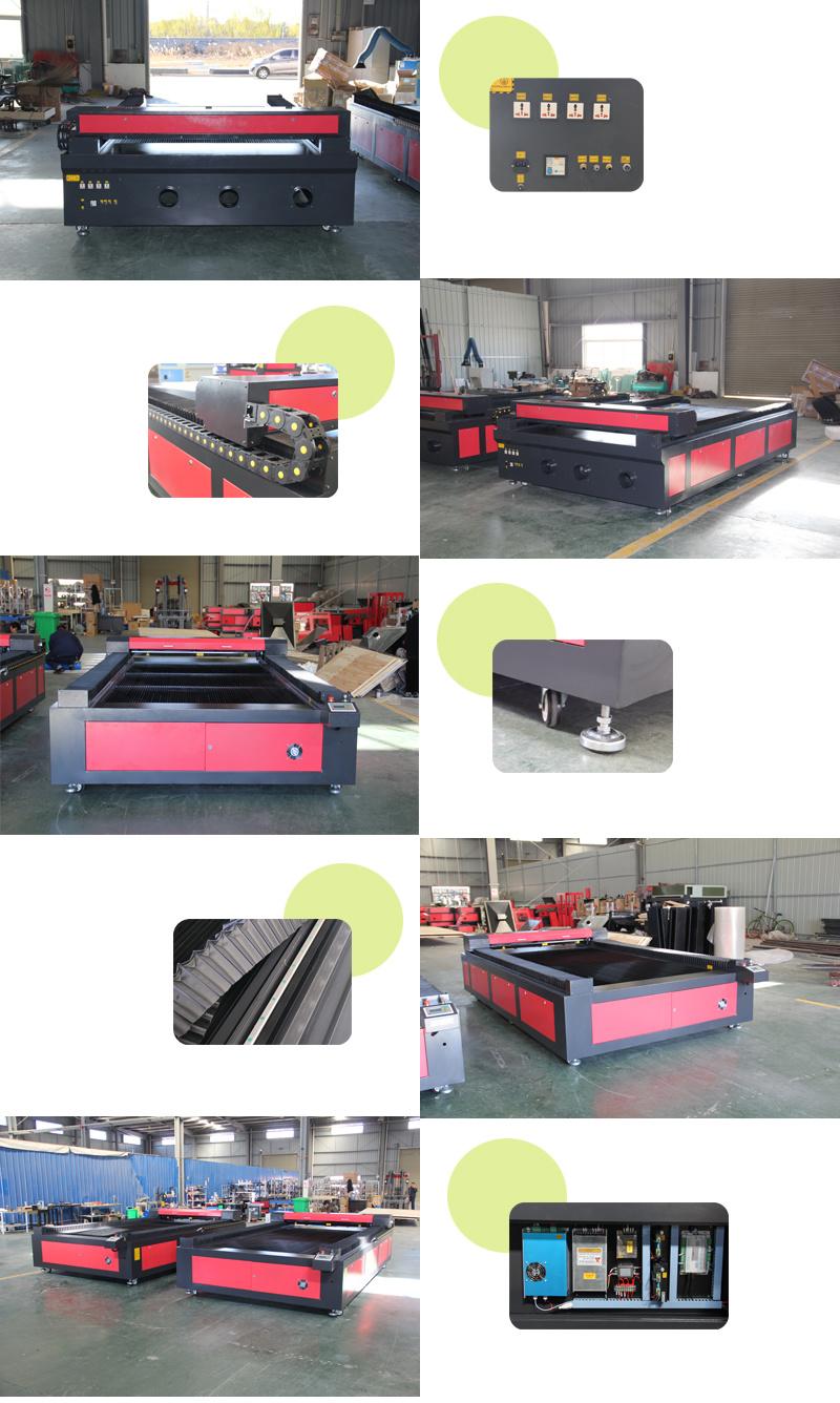 Flatbed Fabric MDF Acrylic 1325 CO2 Laser Engraving Cutting Machine