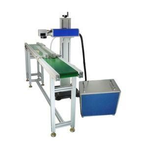 Production Line Wire Professional Factory on-Line Flying Fiber Cut CO2 Laser Marking Machine