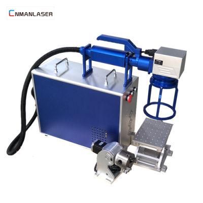 Optical Mini Portable Mopa Fiber Laser Marking Engraving Machine