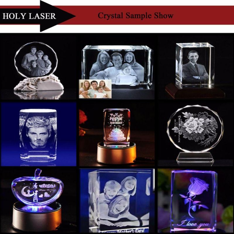 Hsgp-4kb 3D Crystal Glass Photo Laser Engraving Machine