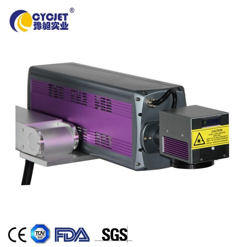 Cycjet Shanghai LC30f CO2 Laser Printer Machine Marking on Tea Package