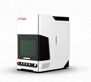 Mopa 30W Fiber Color Laser Marking on Anodized Aluminum Machine