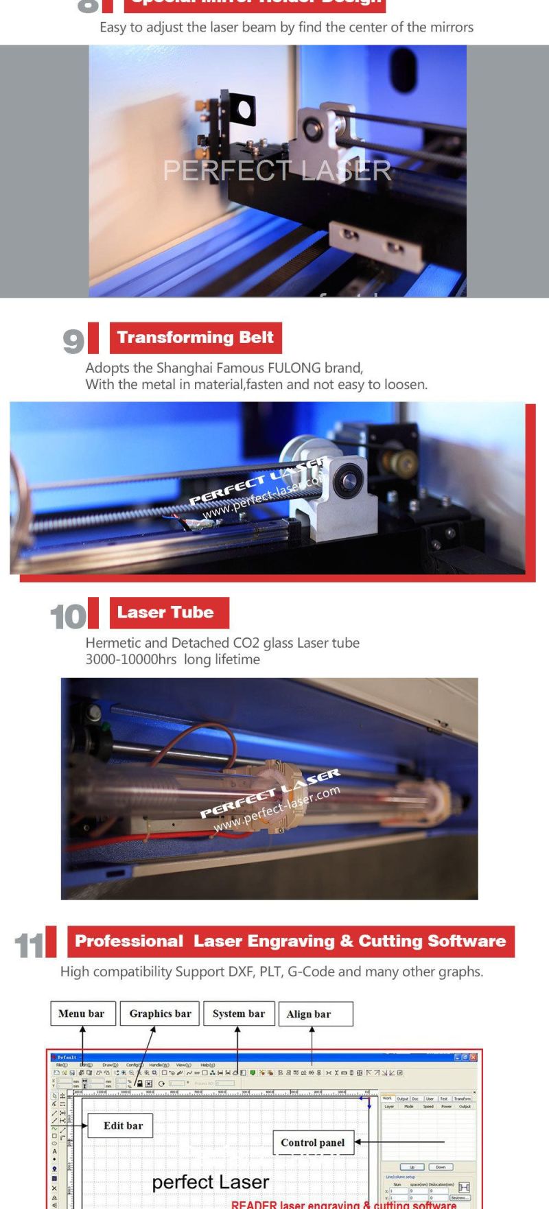 Acrylic / Plastic / Wood /PVC Board / 1300*2500 CO2 Laser Engraver Cutter Machine