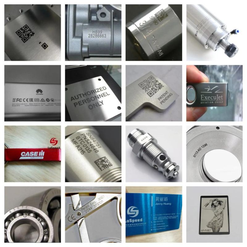 Hispeed Higher Accuracy Steel Material Surface Machine with RF Metal Tube Laser Source