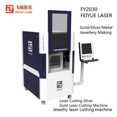 Fy2030 Laser Cutting Silver Feiyue Laser Gold Cutting Machine Price Jewelry 750 1000 Qcw CNC Gold Laser Cutting Machine for Gold Jewellery