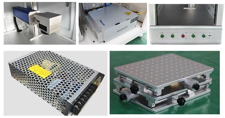 Table Type Bar Code Fiber Laser Marking Machine for Logo