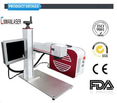 30W Fiber Laser Stainless Steel Marking Machine for Business Card Name Card