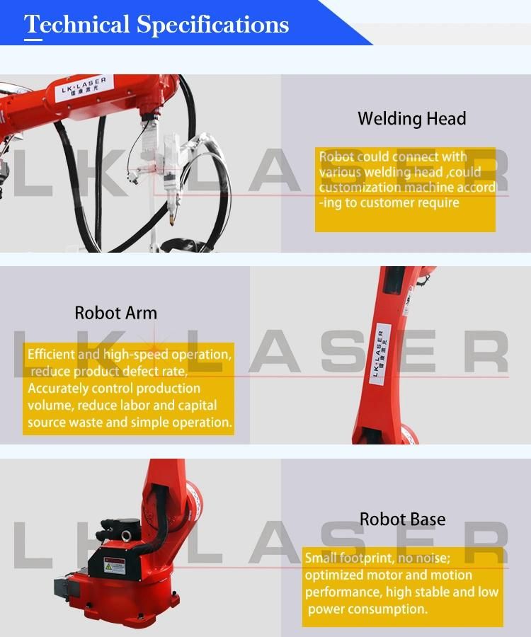Robot Laser Welding Machine Handheld Automatic Metal Laser Welder Robot Welding Machine Price