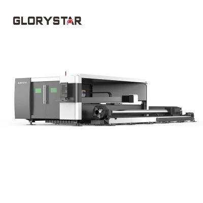 Packaged by Plywood Metal Price Tube Combine Laser Cutting Machine