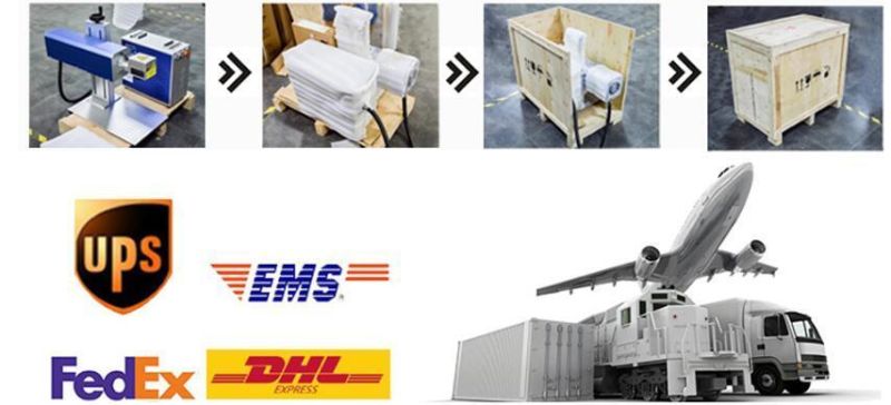 Mobile Jewelry Optical Fiber Cable Raycus Fiber Laser Marking Machine