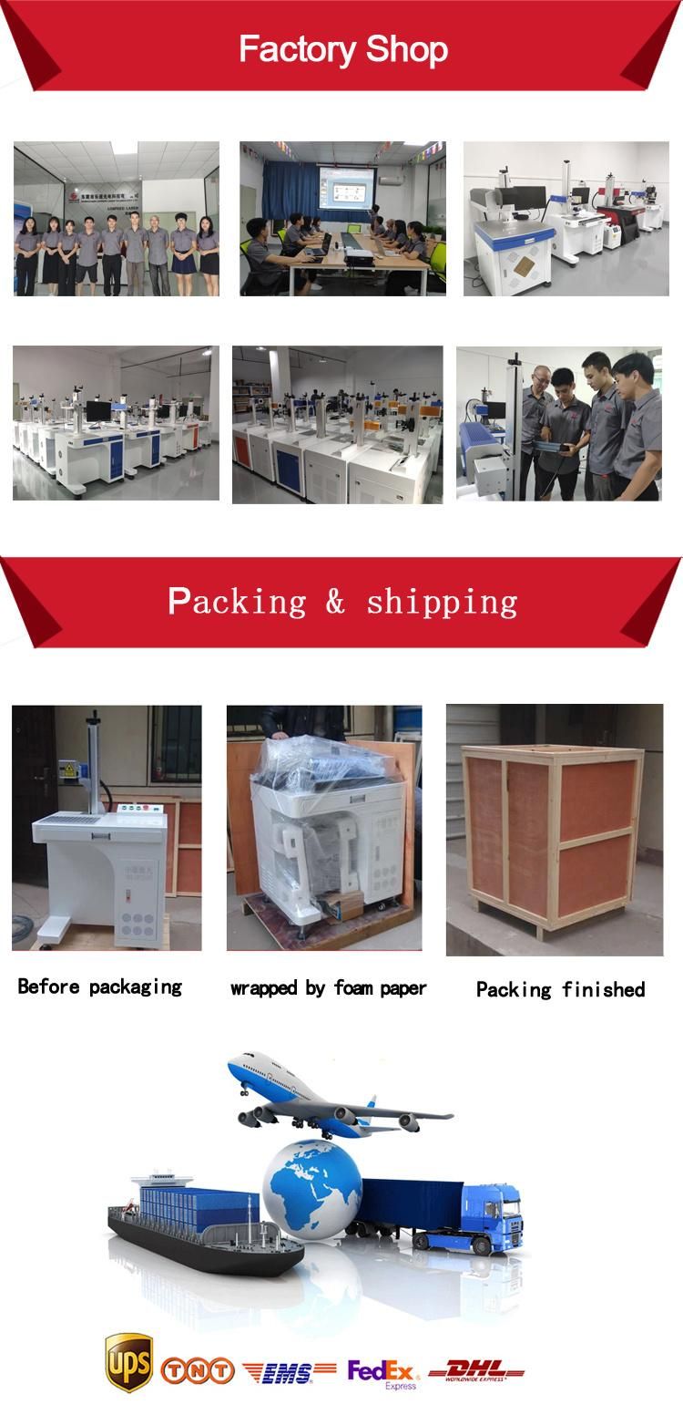 Hispeed 20W Flying Type UV Laser Marking Machine with Face Mask Online Production
