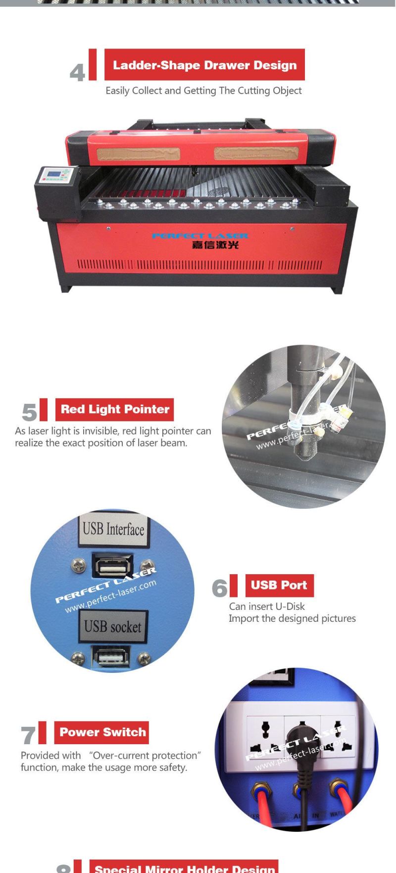 Acrylic / Plastic / Wood /PVC Board / 1300*2500 CO2 Laser Engraver Cutter Machine