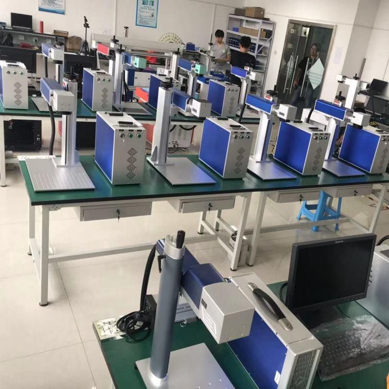 New Design Quality Full Closed 20W 30W 50W 100W Fiber Laser Marking Machine for Metal