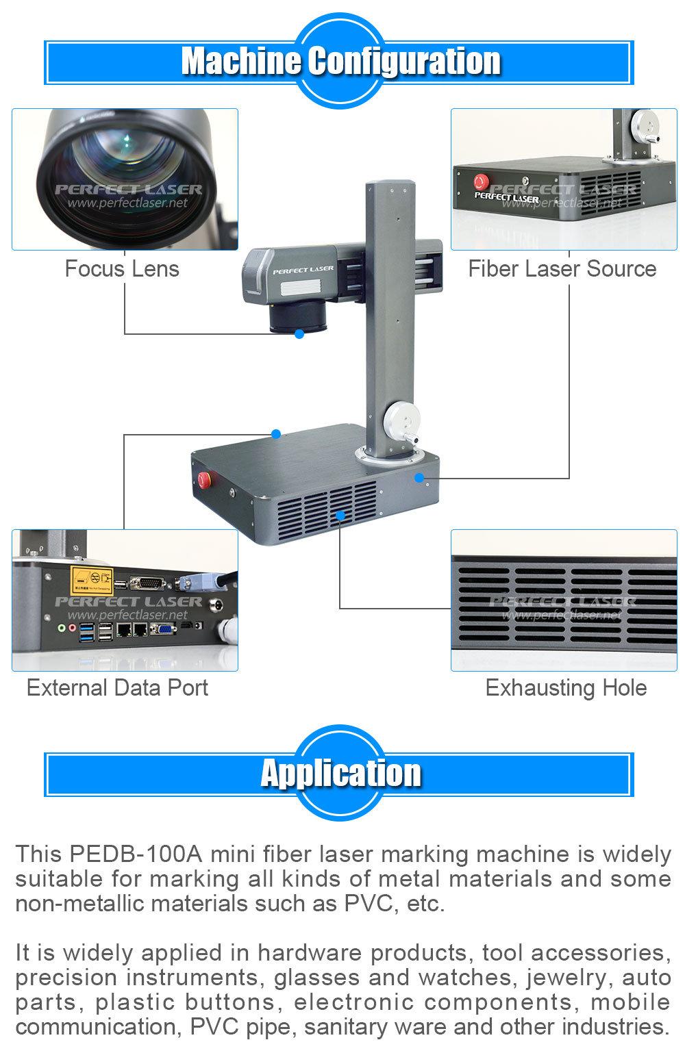 20 W/30W/50W Mini Laser Maker, Engraver Machine for Metal and Plastic