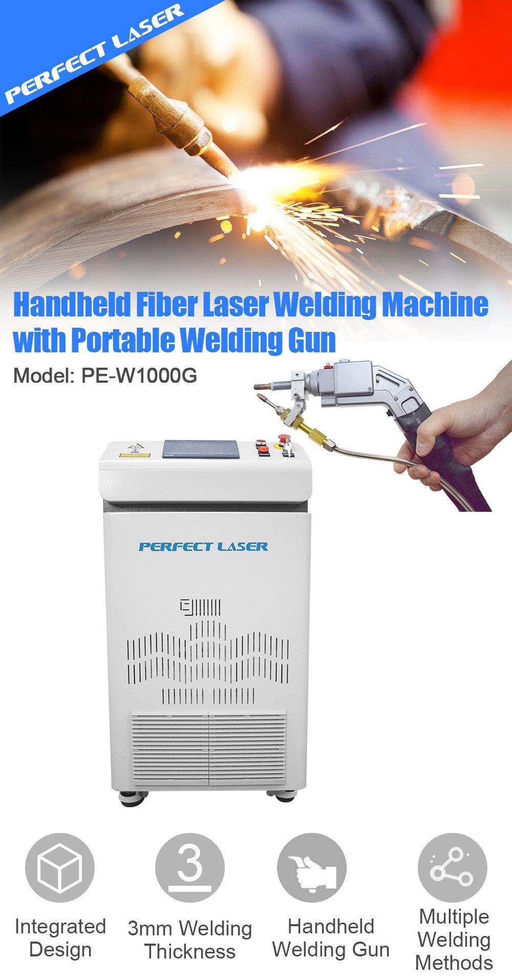 Portable Metal Stainless Steel Letter Fiber Hand Held Laser Welding Machine Laser Welder