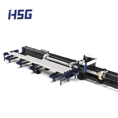 Factory Price Industrial CNC Automatic Feeding Metal Heavy Tube Fiber Laser Tube Pipe Cutting Machine Manufacturers
