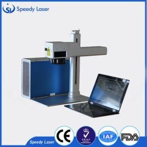 20W 30W 50W Online Flying Fiber Laser Marking Machine for Metal Jewelry Gold Stainless Steel with Conveyer