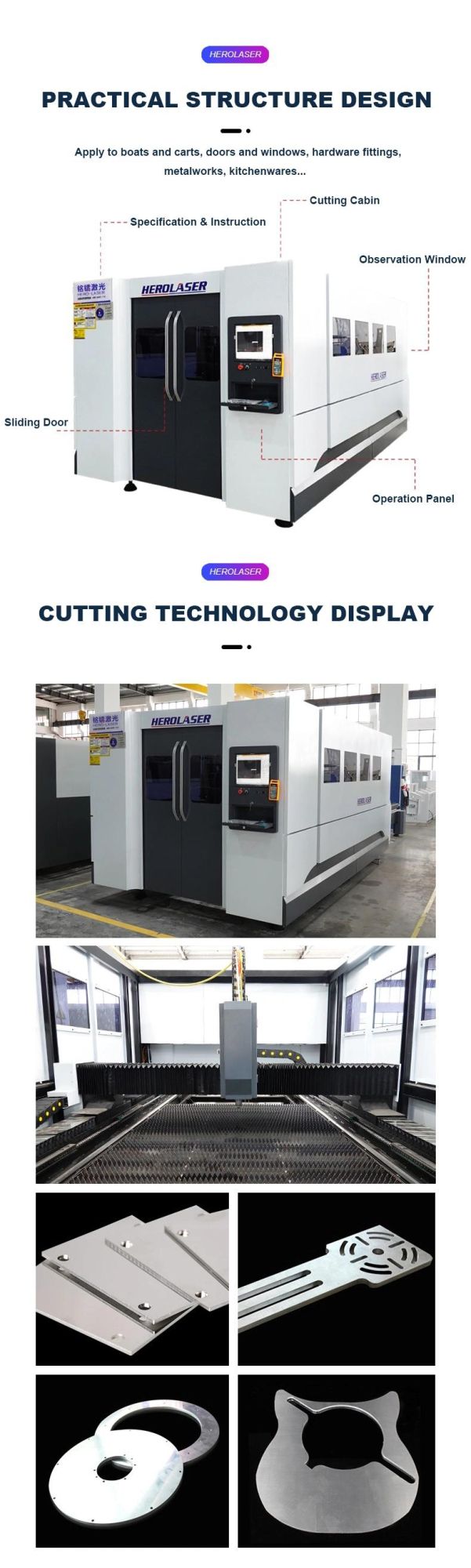CNC Fiber Laser Cut Cuttting Machine Machinery for Steel Metal Key Aluminum Fencing Panel Wall