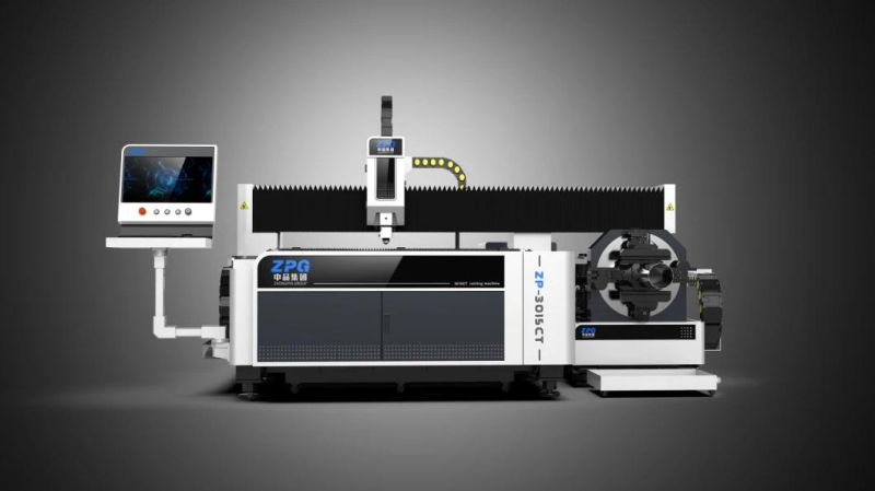 Sheet Metal Plate and Pipe CNC Fiber Laser Cutting Machine for Stainless Steel Tube