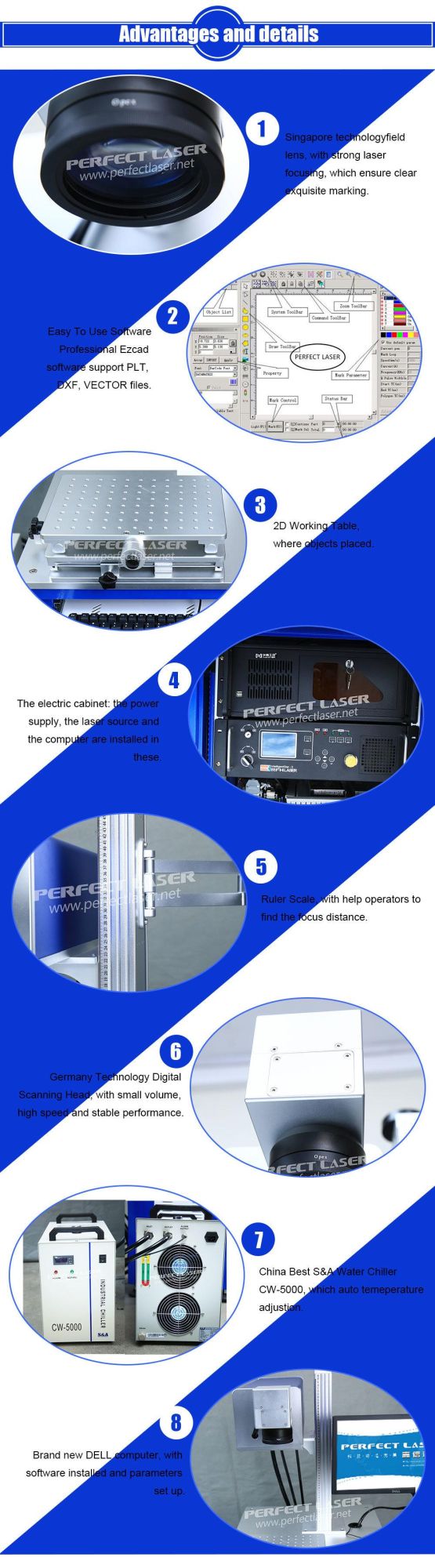 UV 355nm Laser Marking Engraving Machine Best for Glass/Polymer/FPCB/LCD