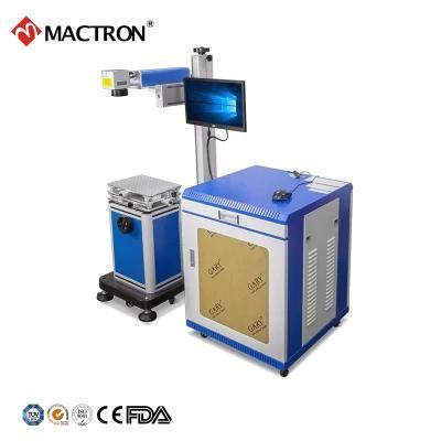Industrial Desktop Fiber Laser Marking Machine 30W Laser Printer for Pipe