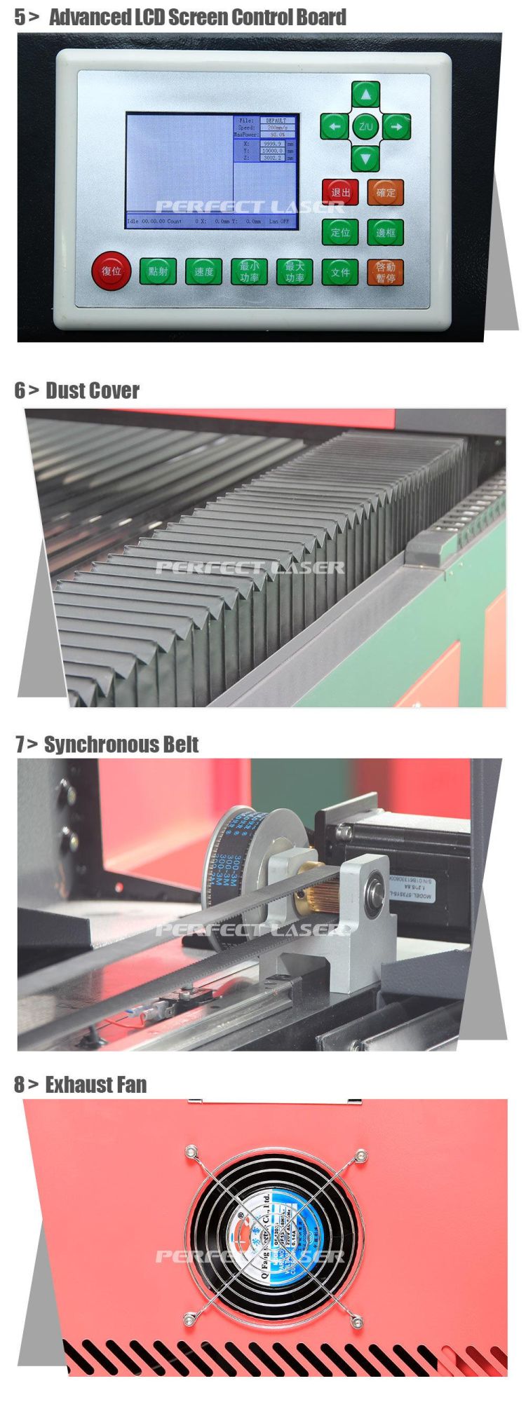 130W 150W CO2 Acrylic Plastic Laser Cutting Engraving Machine