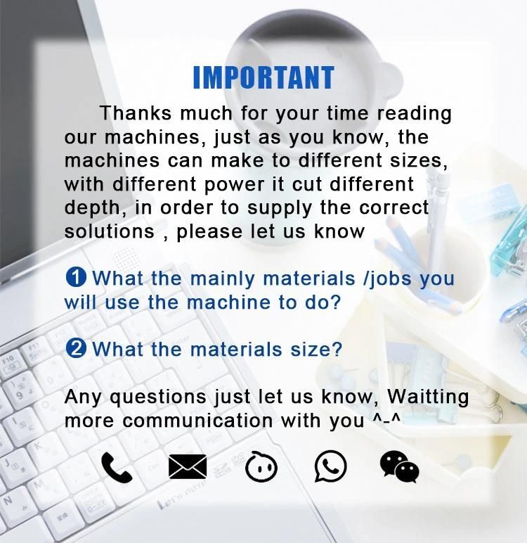 Factory Directly Sales Double Heads Acrylic Plywood Paper CO2 Laser Engraving Cutter