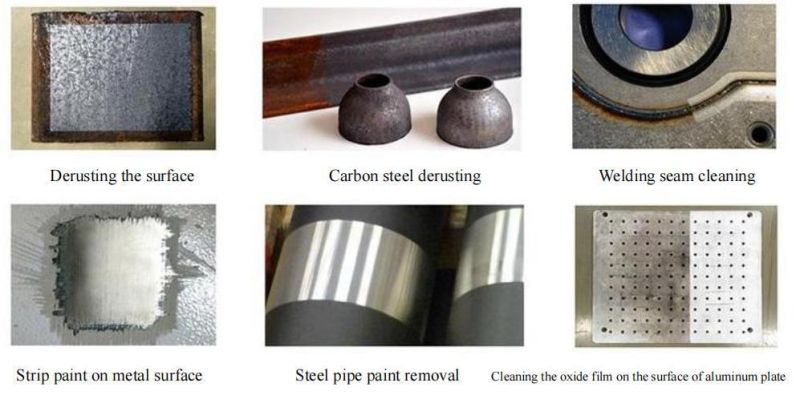 Metal Rust Removal Oxide Painting Coating Removal 100W 200W 500W 1000W 2000W 1500W Laser Cleaning Machine