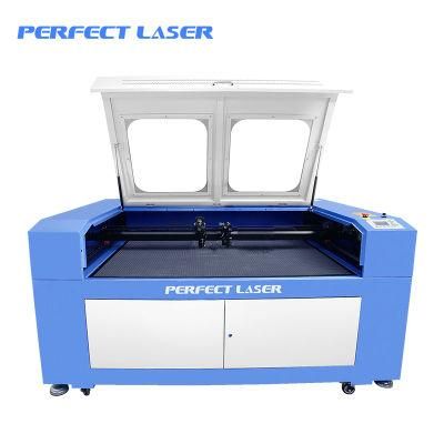 Double Heads CO2 Laser Cutting Machine for Fabric / Leather / Cloth