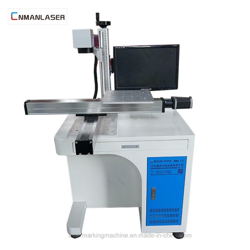 20W Laser Marking Machine for Metal Pipes Glass Packaging Bottles