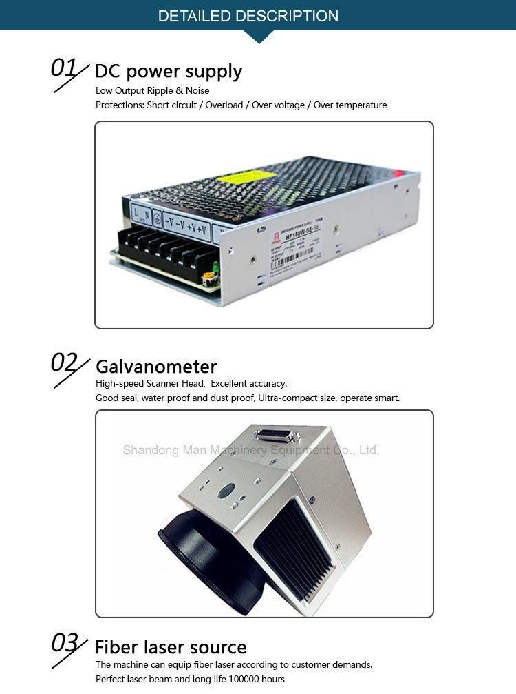 Optical Desktop Fiber Laser Marking Machine Price for Metal Nonmetal