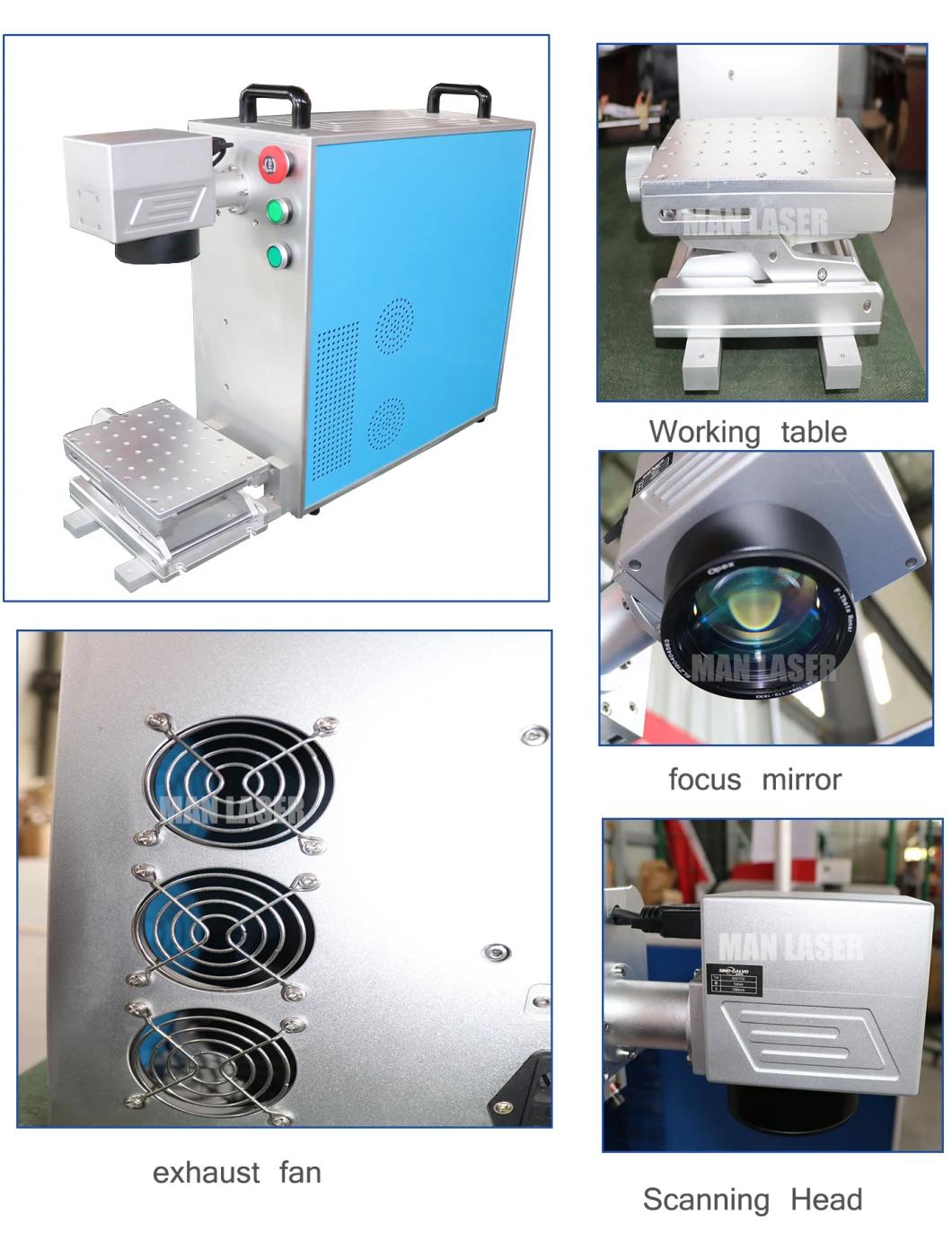30W Max Raycus Portable Laser Engraving Machine for Hammer