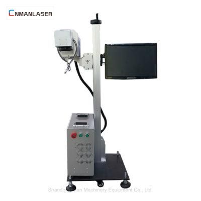 Production Line 20W Flying Laser Marking Machine for Knife Tools