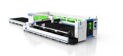 Dual-Pallet Tube and Sheet Fiber Laser Cutter with Transversal Pallet Changer