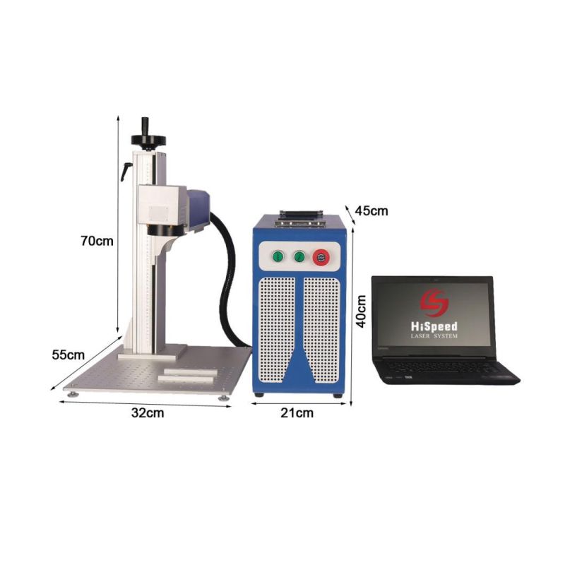 Split Type Stable Laser Outputting Superior Performance Photo Laser Marking Machine