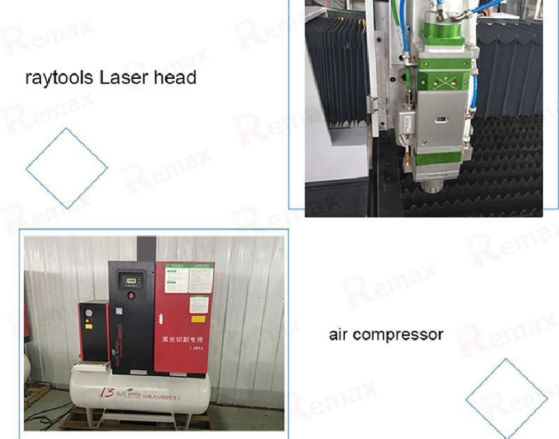 1530 China Remax CNC Metal Sheet Laser Cutting Machine with High Quality