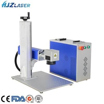 Portable Fiber Laser Marking Machine Metal Stainless Steel Aluminum Silver Gold Ring Jewelry Engraver