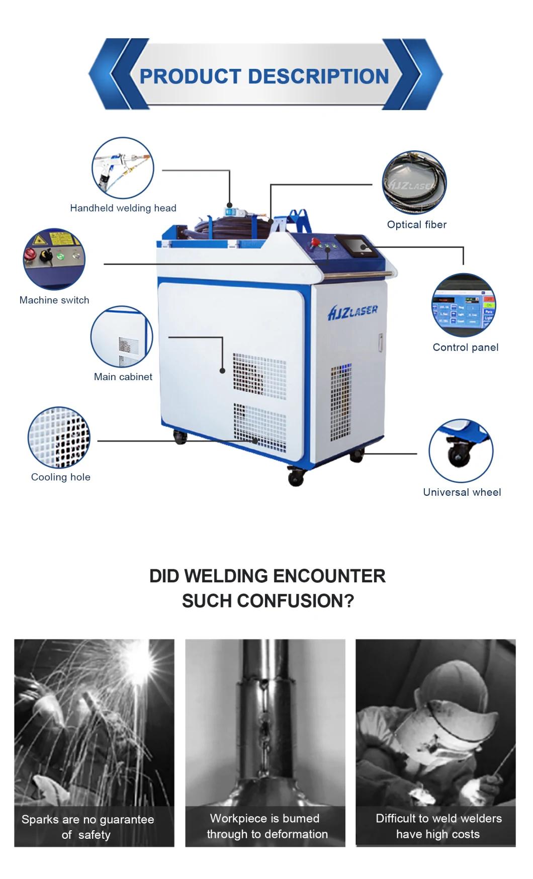 1000W 1500W Handheld Laser Welding Machine for Welding Stainless Steel Aluminum