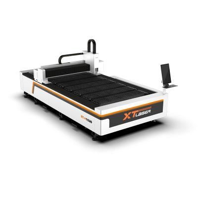 2kw Fiber Plate Laser Cutter in 1500 * 3000mm Size for Metal Cutting