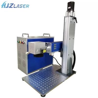 Mini Copper Metal Fiber Laser Marking Equipment Printing Machine