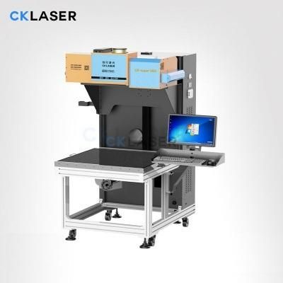 Super CO2 Metal Tube 3D Marking Machine for Fabric / Textile /Woven Labels/Paper /Wood/Stone/Acrylic/Leather
