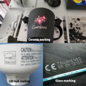 UV Laser Coder Print Logo on Sanitary Ware Ceramic Surface Laser Marking Machine