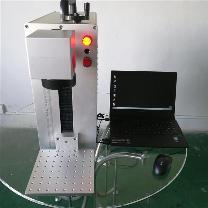 High Speed Optical Mini Portable 20W Fiber Laser Marking Machine CO2 Laser Marking Machine