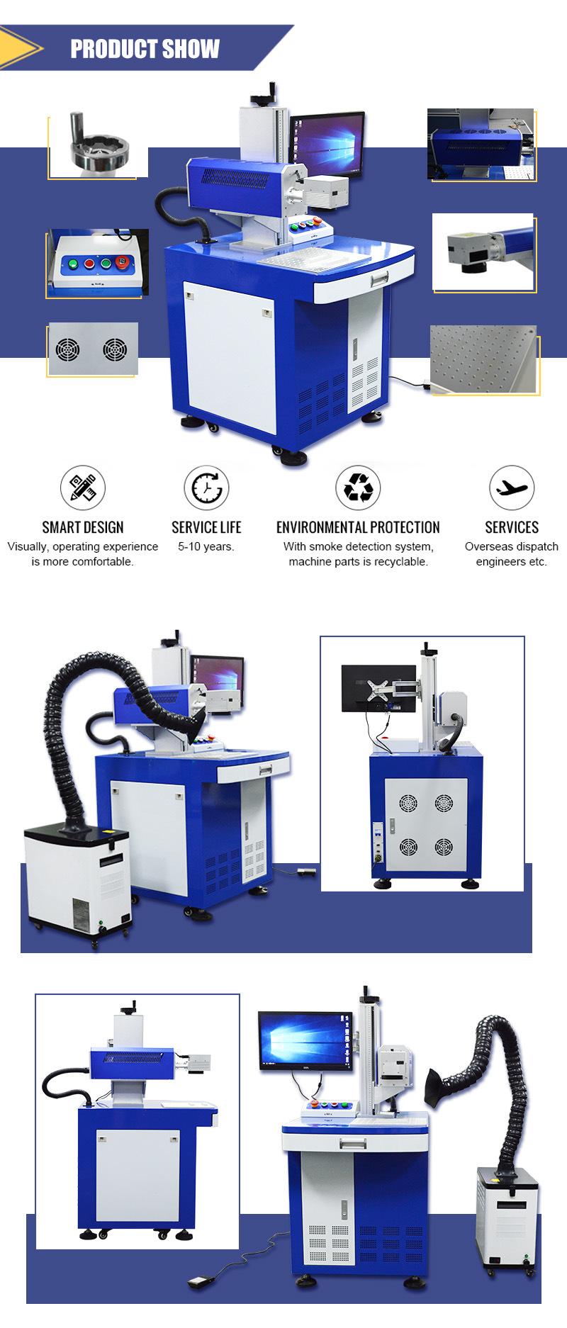 Raycus Source CNC Laser Marking Machine for Double Color Sheet